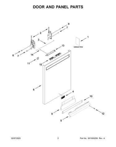 Door and panel parts