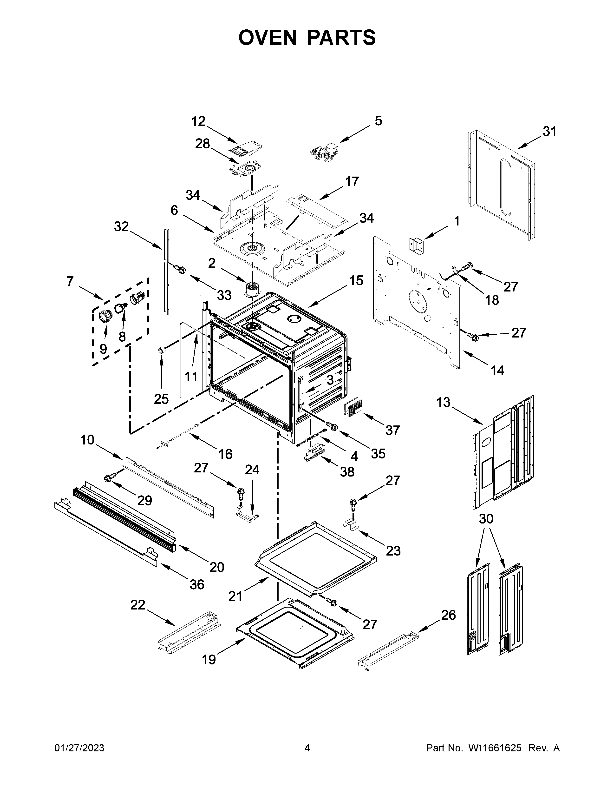 OVEN PARTS