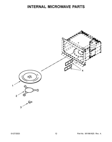 Internal microwave parts