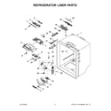 Whirlpool WRF535SWHZ05 refrigerator liner parts diagram