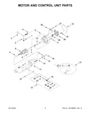 Motor and control unit parts