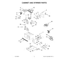 KitchenAid KMBP107ESS20 cabinet and stirrer parts diagram