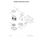 KitchenAid KMBP107ESS20 internal microwave parts diagram