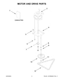 Motor and drive parts