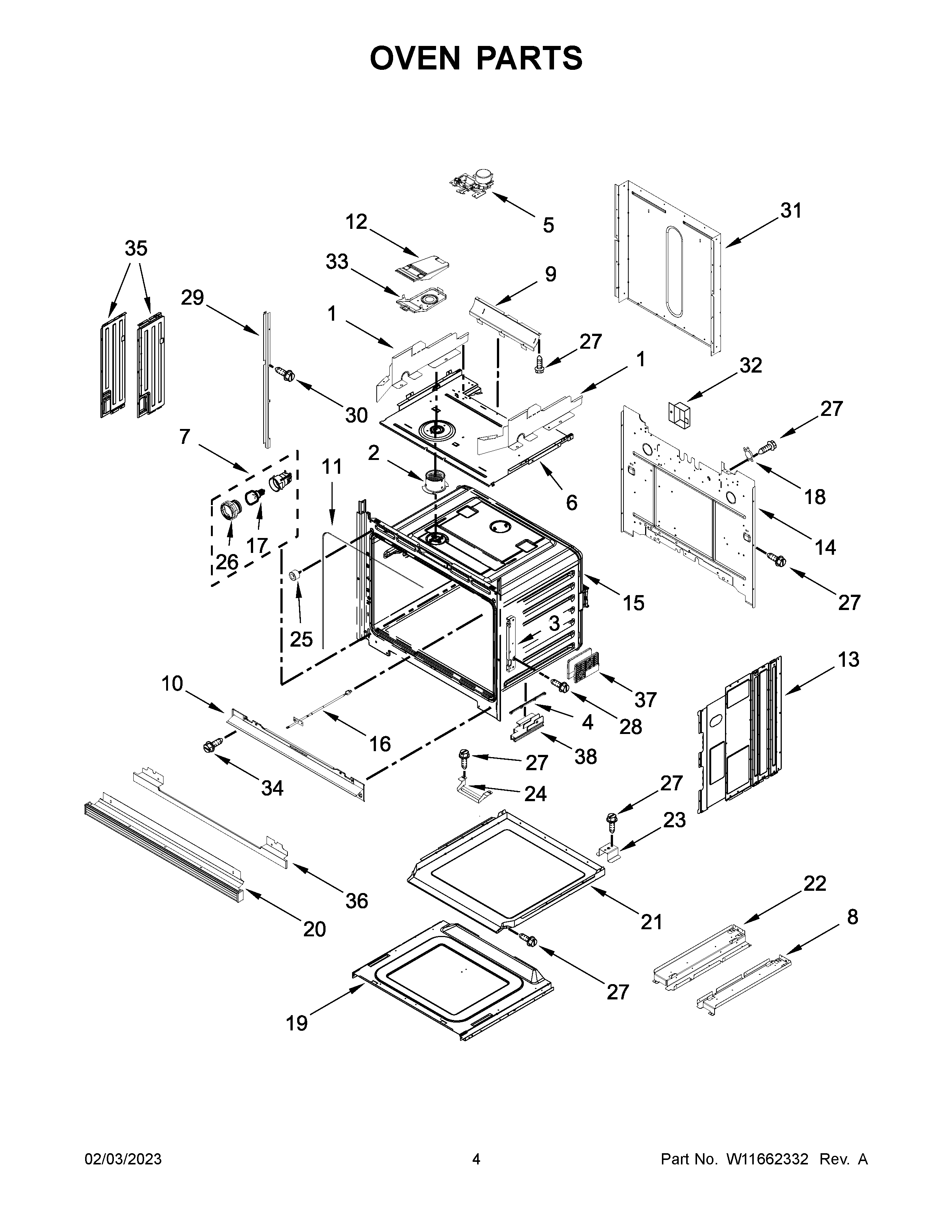 Oven parts