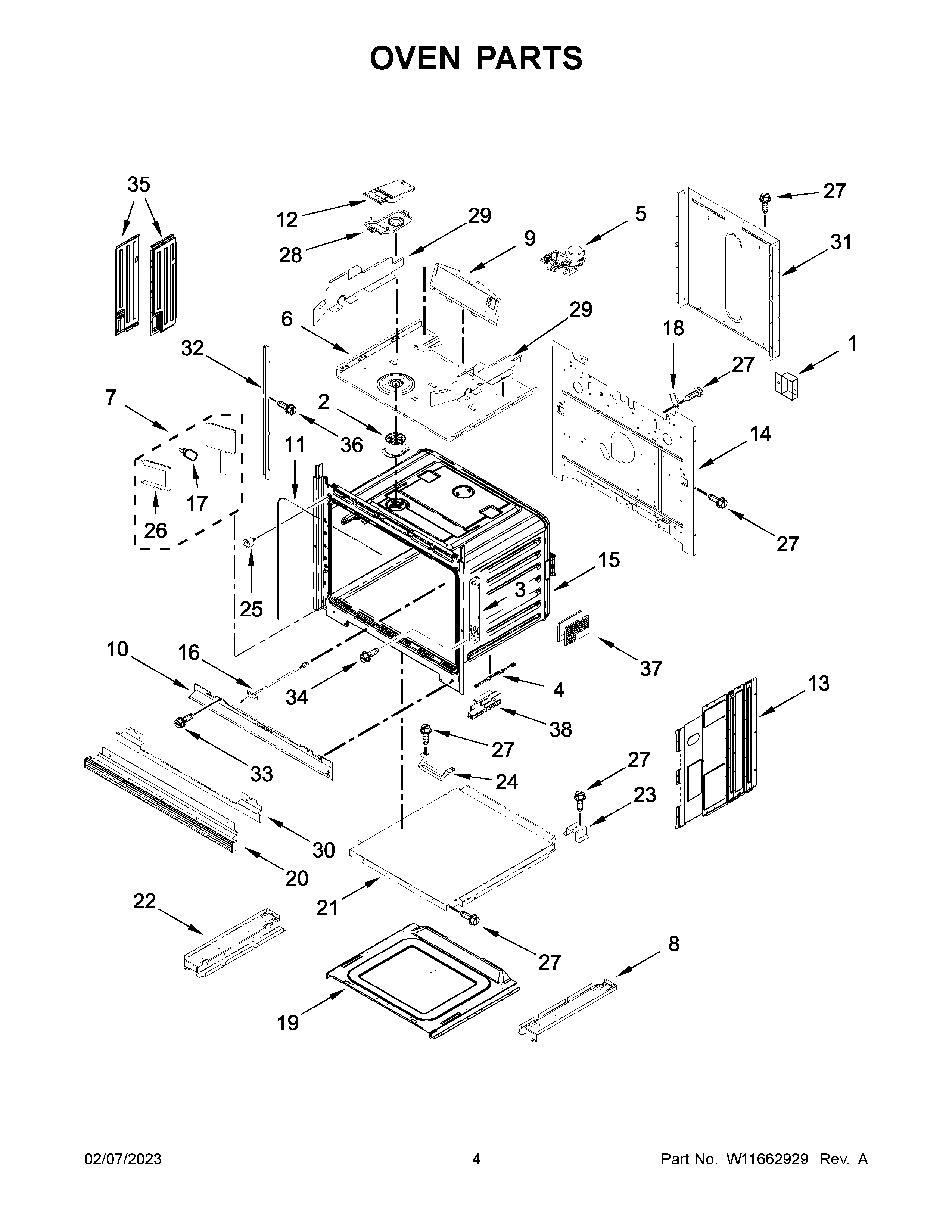 Oven parts
