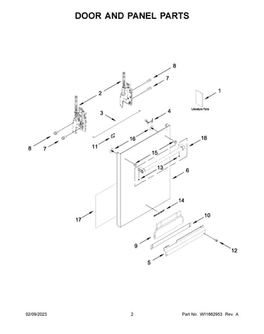 Door and panel parts
