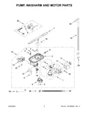 Pump, washarm and motor parts