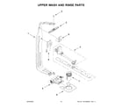 Whirlpool BLB14GRANA2 upper wash and rinse parts diagram