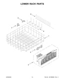 Lower rack parts