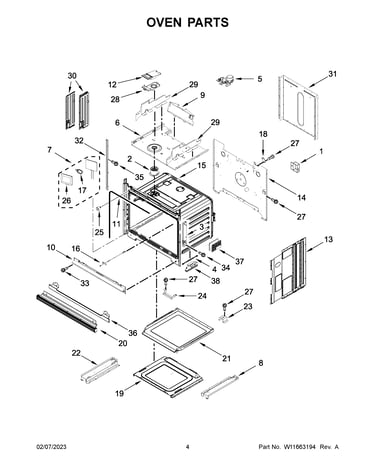 Oven parts