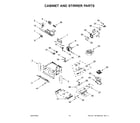 Jenn-Air JMW2427LL02 cabinet and stirrer parts diagram