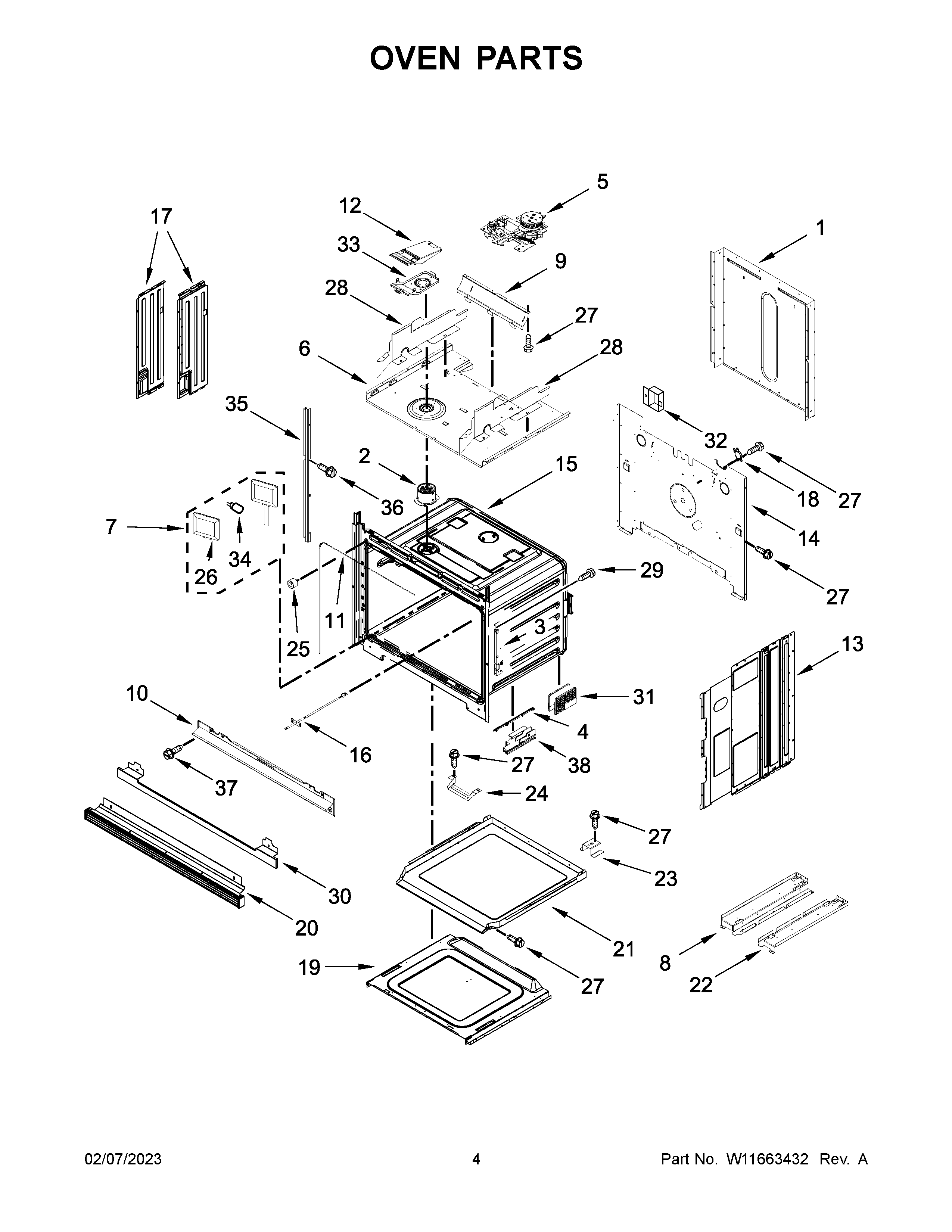 OVEN PARTS