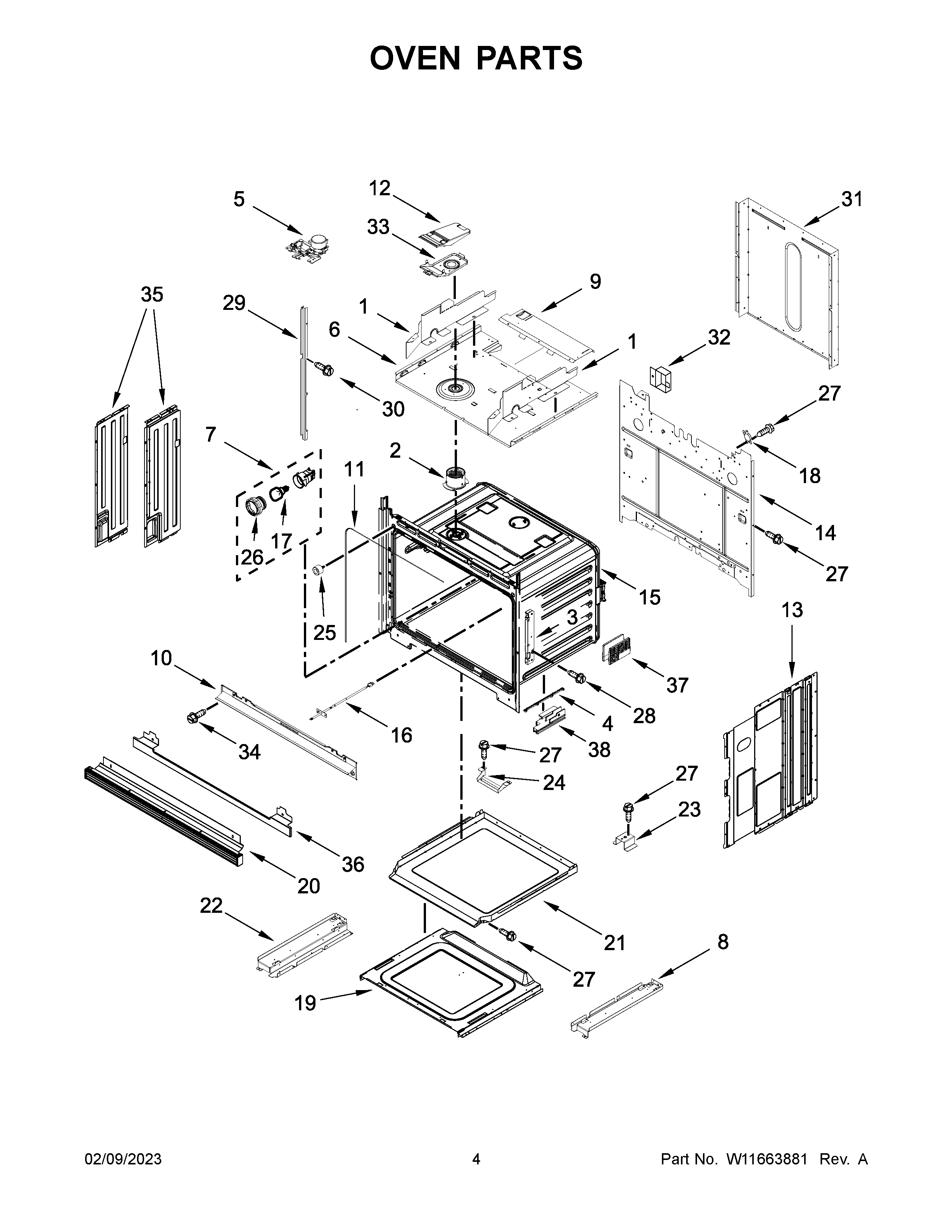 Oven parts