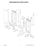 Refrigerator door parts