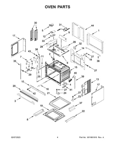 Oven parts