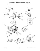 Cabinet and stirrer parts