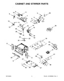 Cabinet and stirrer parts