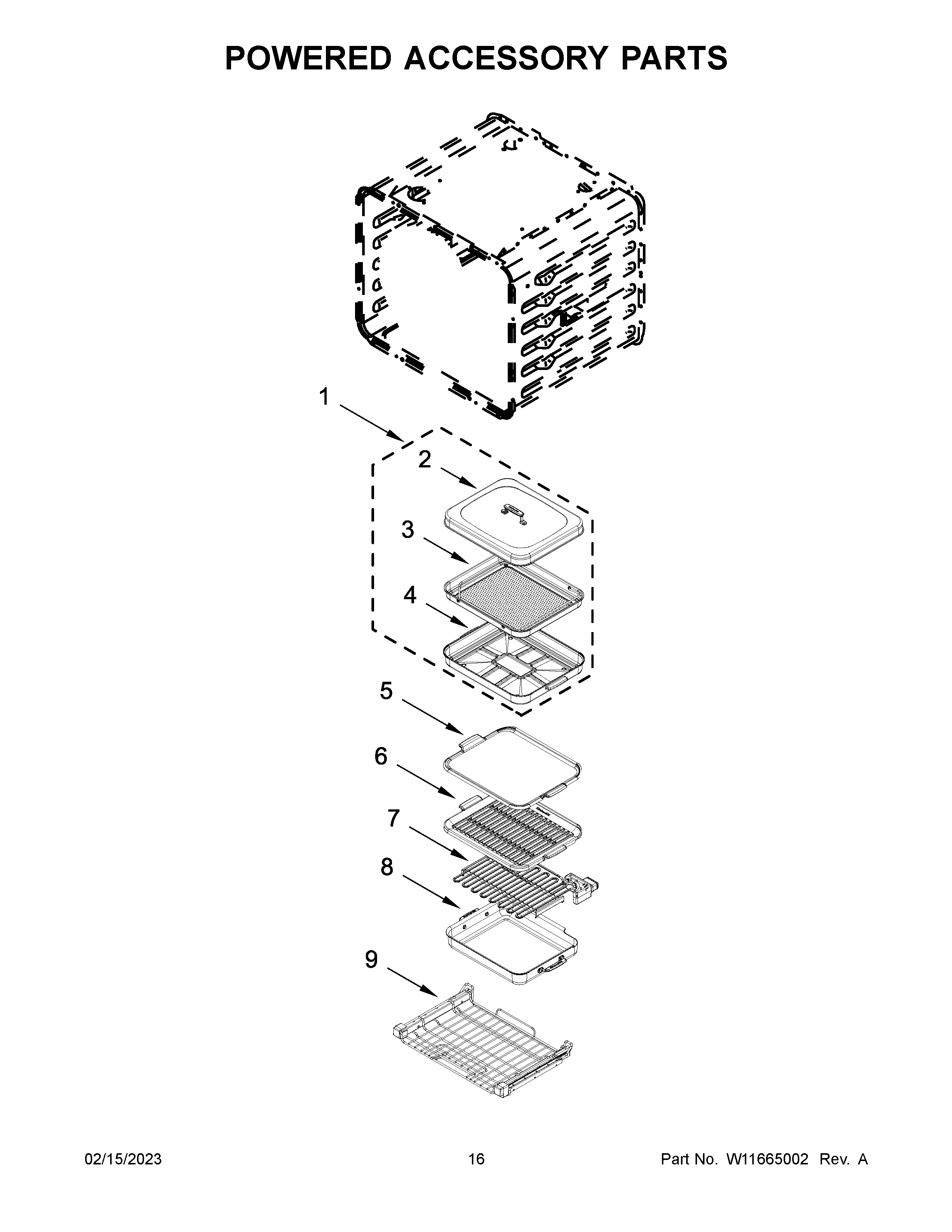 Powered accessory parts