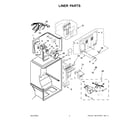 Whirlpool WRT518SZFW02 liner parts diagram