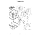 Whirlpool WRT518SZFG02 liner parts diagram