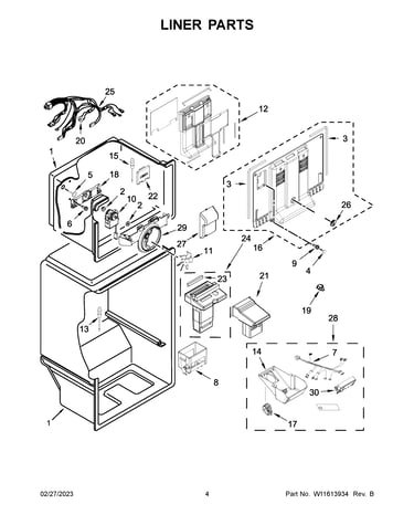 Liner parts