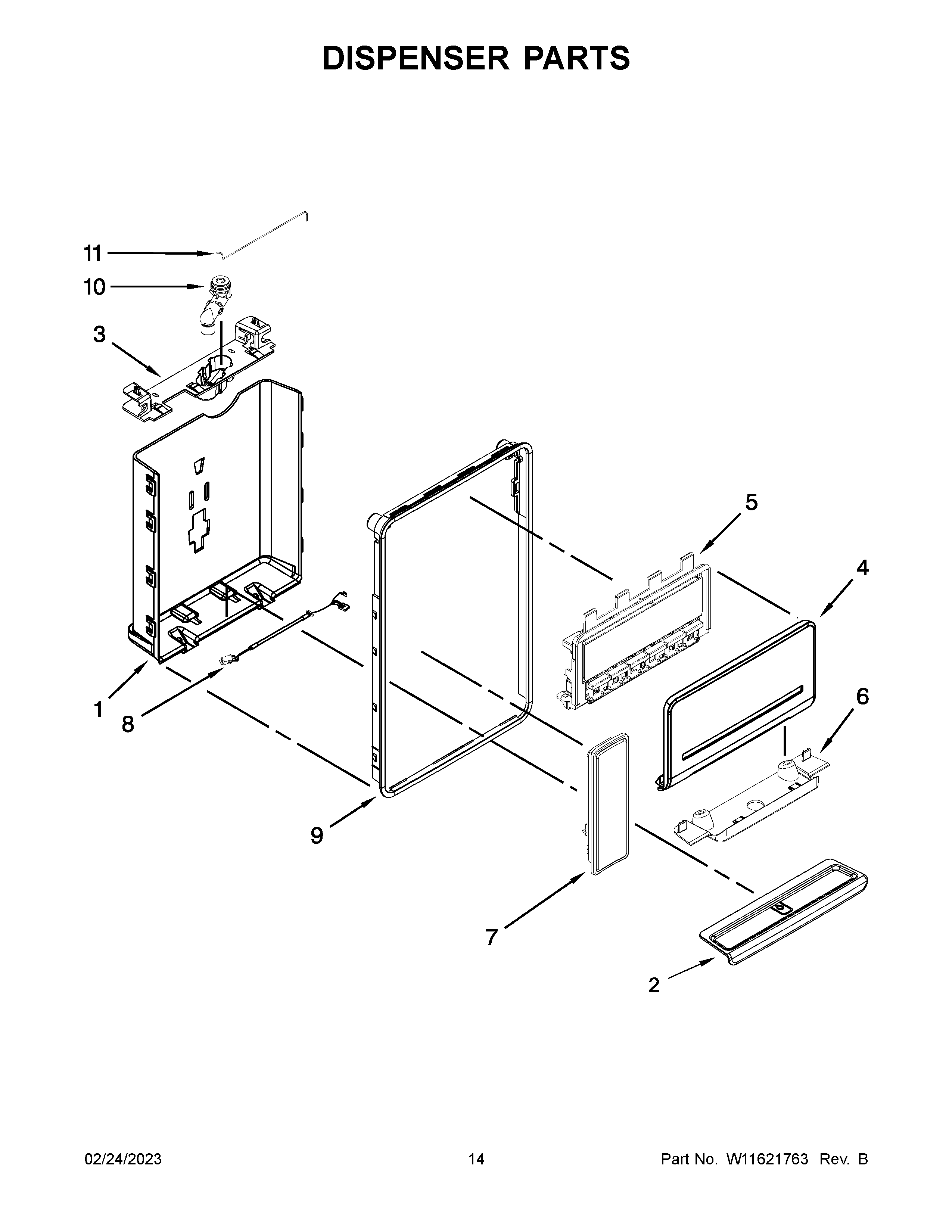 DISPENSER PARTS