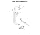 KitchenAid KDTM704LPA1 upper wash and rinse parts diagram