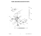 Jenn-Air JDPSS245LX1 pump, washarm and motor parts diagram