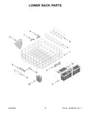 Lower rack parts