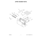 KitchenAid KUDF204KPA00 upper drawer parts diagram