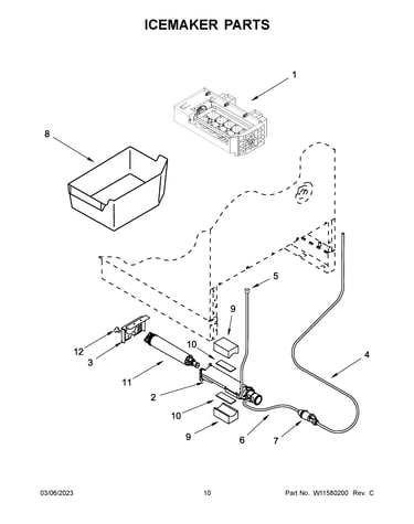 Icemaker parts