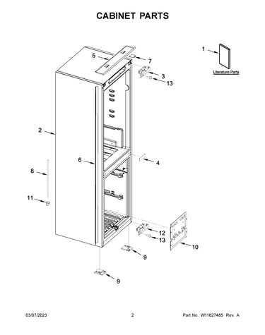 Cabinet parts