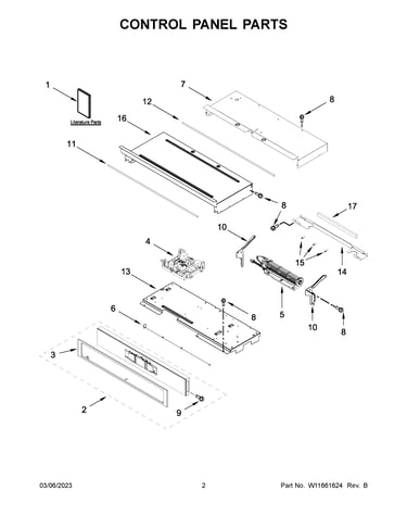 Control panel parts