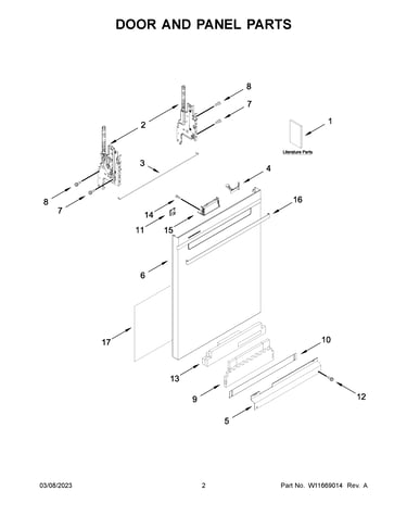 Door and panel parts