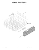 Lower rack parts