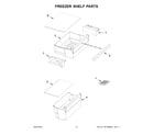 KitchenAid KBBX104EPA04 freezer shelf parts diagram