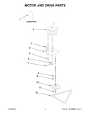 Motor and drive parts
