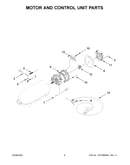 Motor and control unit parts