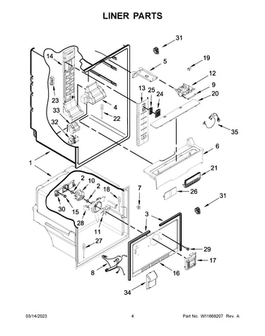 Liner parts