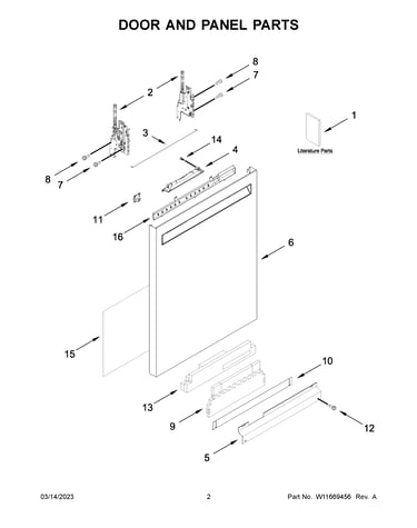 Door and panel parts