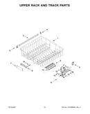 Upper rack and track parts
