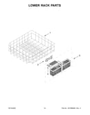 Lower rack parts