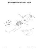 Motor and control unit parts