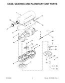 Case, gearing and planetary unit parts