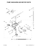 Pump, washarm and motor parts