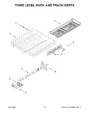 Third level rack and track parts