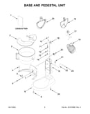 Base and pedestal unit