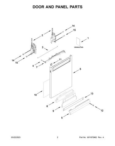 Door and panel parts