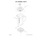 KitchenAid 5KSB4026ROB0 jar assembly parts diagram
